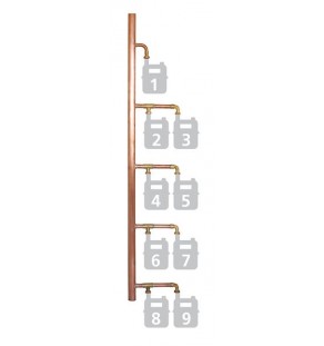 CM Élément Étage D 28 X 1 - 3  piquages