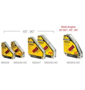 ÉQUERRE Magnétique ADJUST-O - MSA46-HD  Angles 30°/60°/45°/90° - Force de tracti