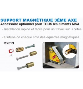 ÉQUERRE Magnétique ADJUST-O - MSA46-HD  Angles 30°/60°/45°/90° - Force de tracti