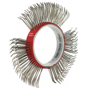 MONTI - Lot de 10 BROSSES acier carbone de 11mm