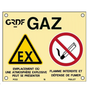 PLAQUE de Consigne PCG2